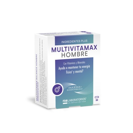 Multivitamax hombre 30 comprimidos| Farmacia Tuset