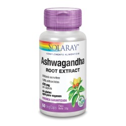 Solaray Ashwagandha (60 cápsulas) | Farmacia Tuset