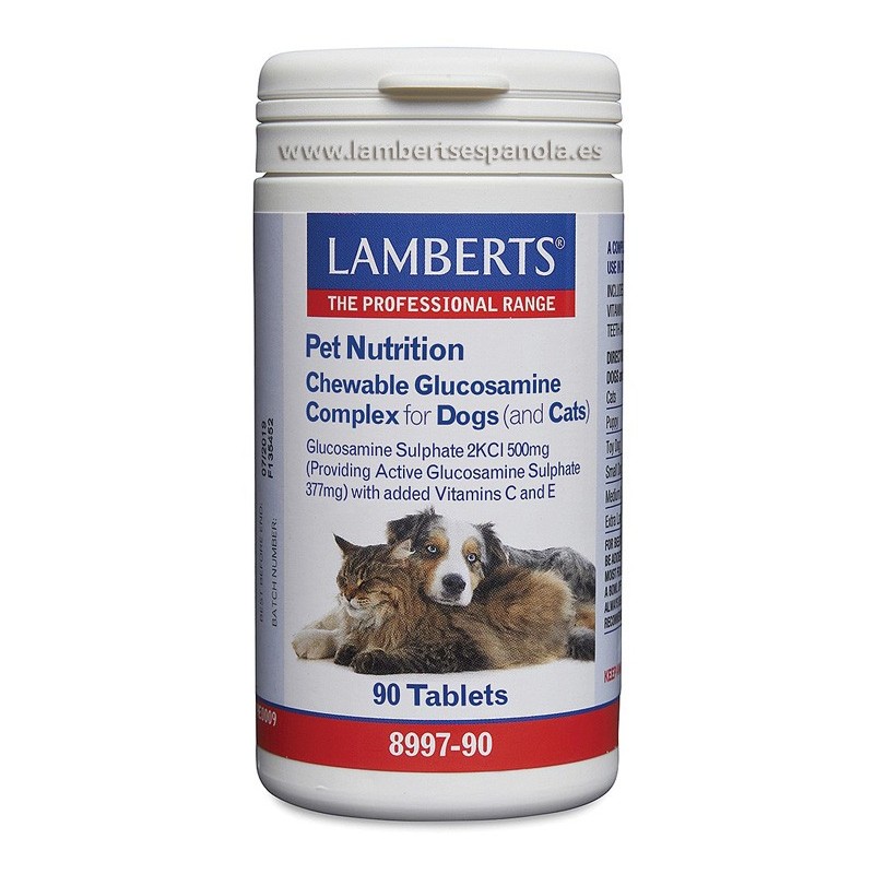 Lamberts Pet Nutrition Glucosamina Complex (90 comp) | Farmacia Tuset