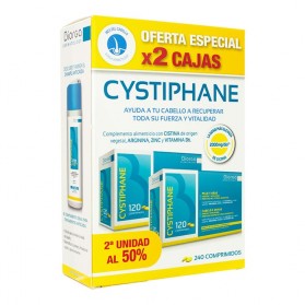 Cystiphane Biorga Pack Anticaída (2 x 120 comp) | Farmacia Tuset