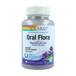 Solaray Oral Flora  con Sambuactin 30 comprimidos | Farmacia Tuset