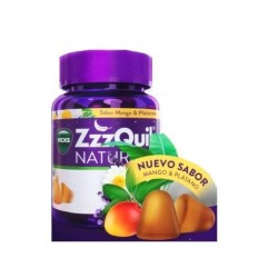 ZZZQUIL Natura 60 gummies sabor mango- platano| Farmacia Tuset 