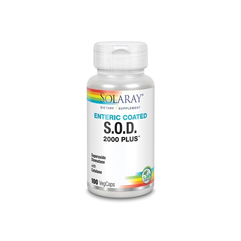 SOLARAY S.O.D 200 PLUS 100 VEG CAPSULAS