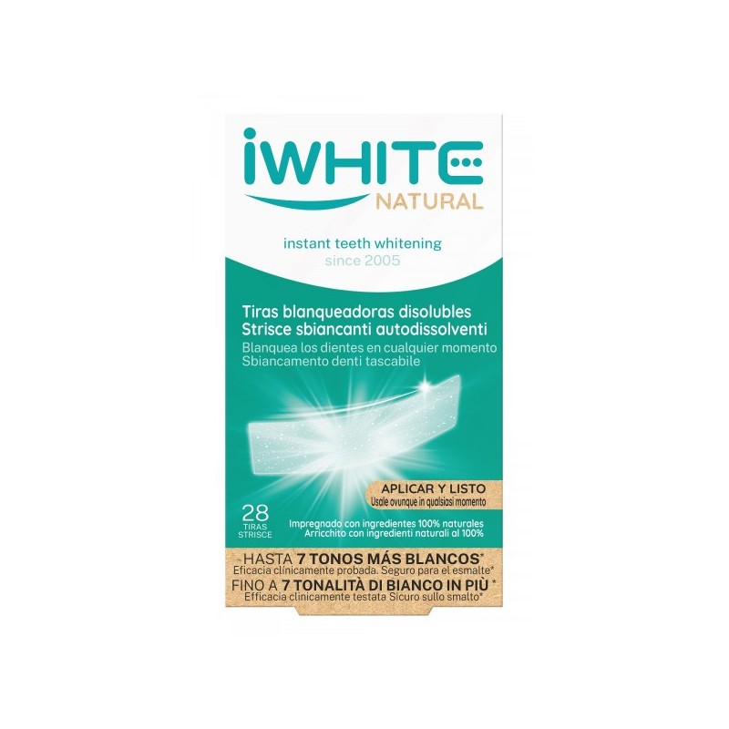 Iwhite tiras blanqueadoras disolubles 28 tiras | Farmacia Tuset