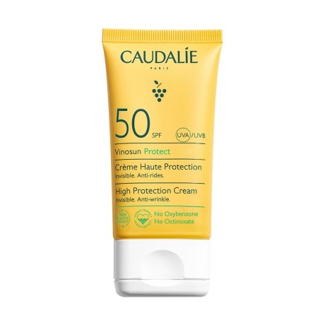 Caudalie Vinosun protect crema solar facial SPF 50. | Farmacia Tuset