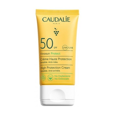 Caudalie Vinosun protect crema solar facial SPF 50. | Farmacia Tuset