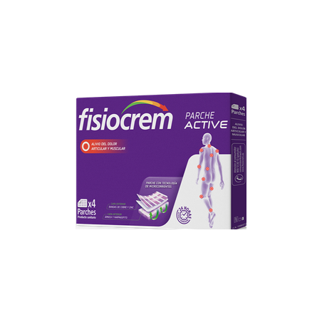 Fisiocrem Parche Active (4 ud) | Farmacia Tuset