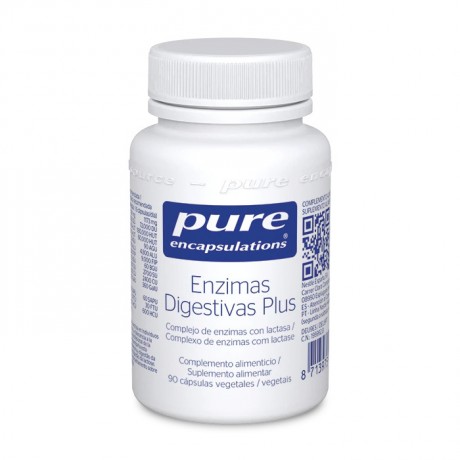 Pure Encapsulations Enzimas Digestivas Plus (90 cápsulas) | Farmacia Tuset
