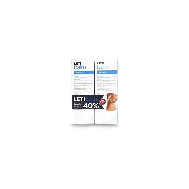 Letibalm crema reparadora de pies 2º unidad 40% dto. | Farmacia Tuset