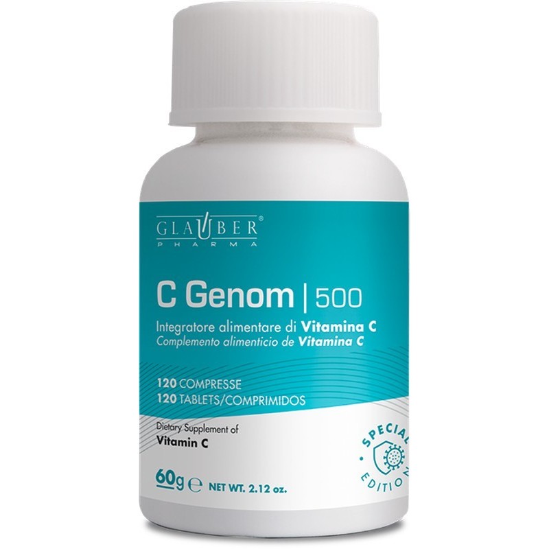 Glauber C-Genom 500 DNA (120 comprimidos) | Farmacia Tuset