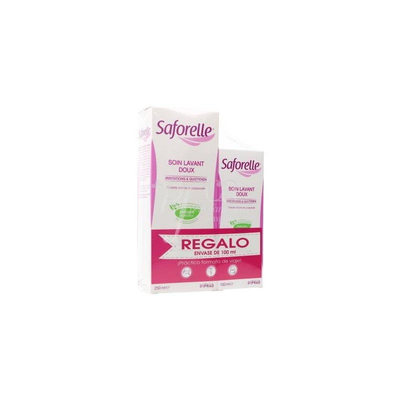 Saforelle gel cuidado intimo pack 500ml+100ml | Farmacia Tuset