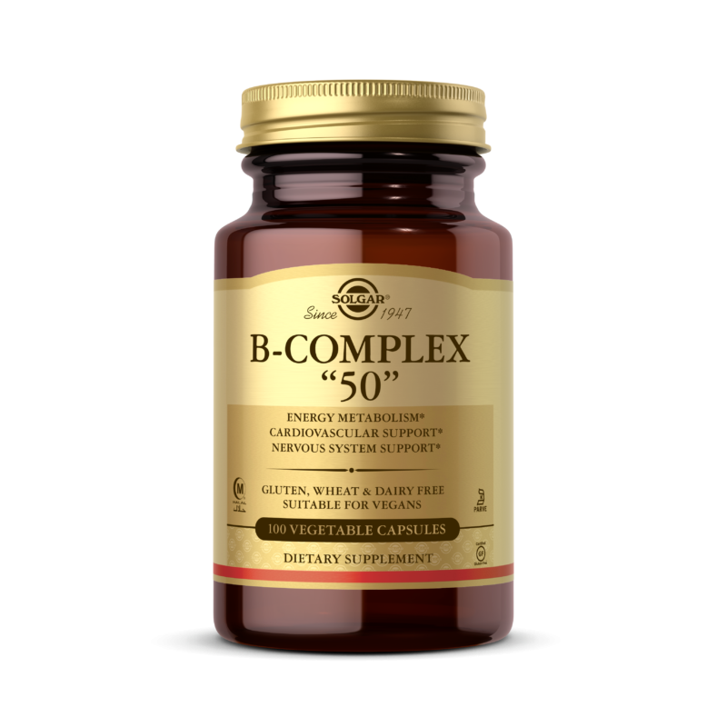 Solgar Vitamina B Complex 50 (100 cápsulas) | Farmacia Tuset