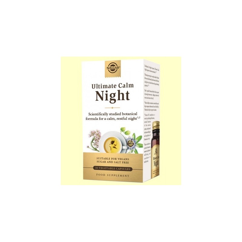 Solgar Ultimare Calm Nigth 3 cápsulas | Farmacia Tuset