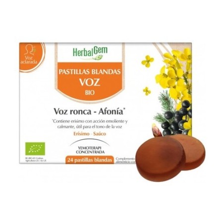 Herbalgem pastillas Blandas Voz | Farmacia Tuset