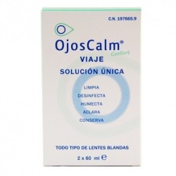 Ojoscalm Solución Única Viaje 2x60ml | Farmacia Tuset