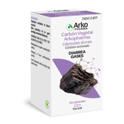 Arkopharma Arkocapsulas Carbón Vegetal (45 cápsulas) | Farmacia Tuset