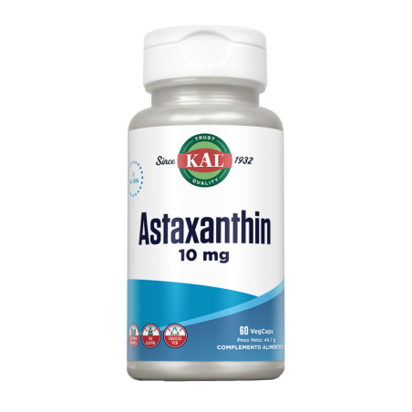 Kal Astaxanthin 10 mg (60 cápsulas) | Farmacia Tuset