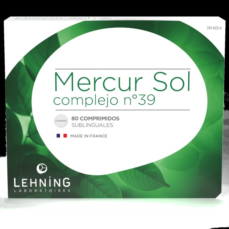 Lehning Mercur Sol Complejo Nº 39 (80 comprimidos) | Farmacia Tuset