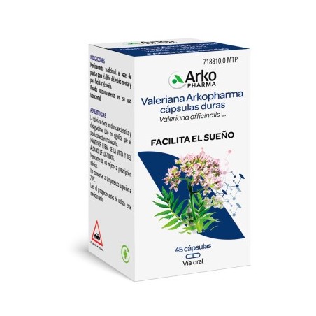 Arkopharma Arkocápsulas Valeriana (45 cápsulas) | Farmacia Tuset