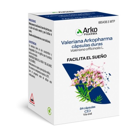 Arkopharma Arkocápsulas Valeriana (84 cápsulas) | Farmacia Tuset