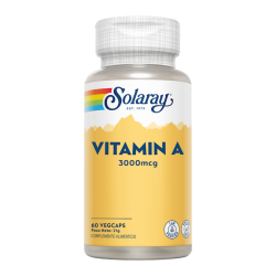 Solaray Vitamina A 3000mcg (60 cápsulas) | Farmacia Tuset