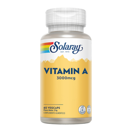 Solaray Vitamina A 3000mcg (60 cápsulas) | Farmacia Tuset