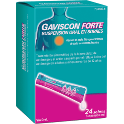 Gaviscon Forte 24 sobres Suspensión Oral 10ml | Farmacia Tuset