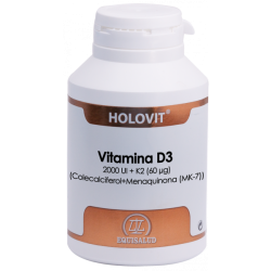 Equisalud Holovit Vit D3+K2 (180 cápsulas) | Farmacia Tuset