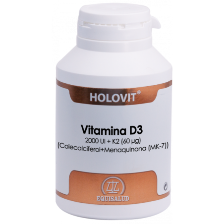 Equisalud Holovit Vit D3+K2 (180 cápsulas) | Farmacia Tuset