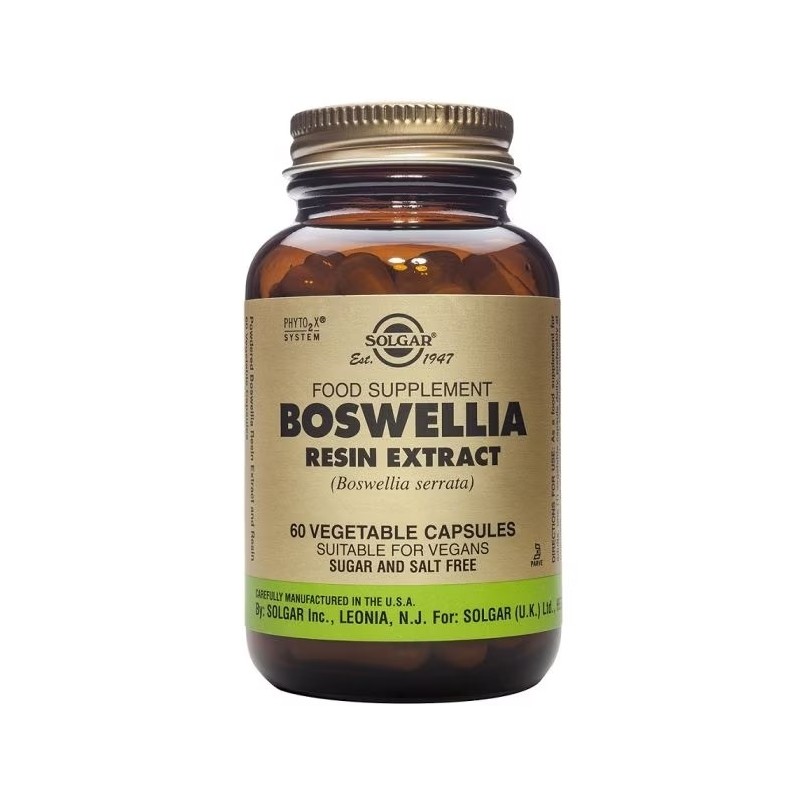 Solgar Boswellia (60 cápsulas) | Farmacia Tuset