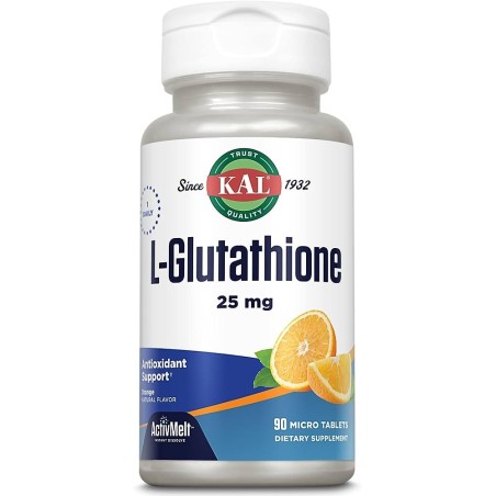 Kal L- Glutation 25mg (90 comprimidos) | Farmacia Tuset