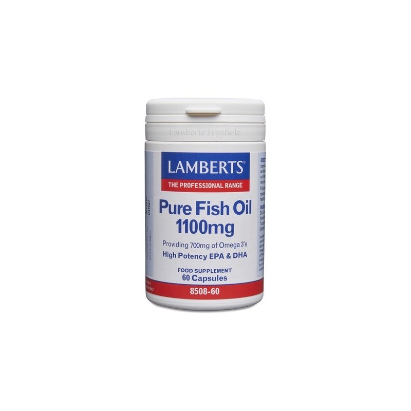 Lamberta Aceite de Pescado Puro 1100mg (60 perlas) | Farmacia Tuset