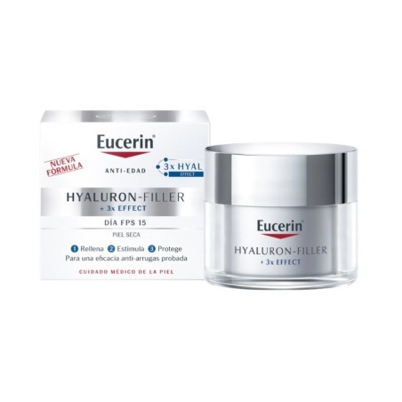 Eucerin Hyaluron-Filler Día Piel Seca FPS 15 (50ml) | Farmacia Tuset