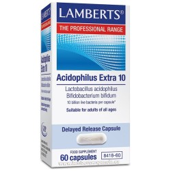 Lamberts Acidophilus Extra 10 (60 cápsulas) | Farmacia Tuset