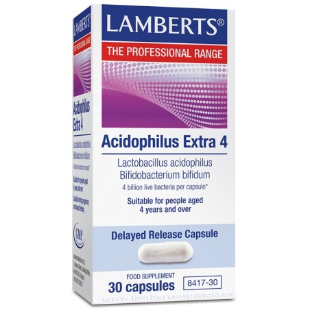 Lamberts Acidophilus Extra 4 (30 cápsulas) | Farmacia Tuset