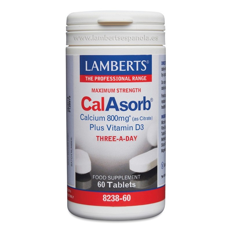 Lamberts Calasorb 800mg (60 comprimidos) | Farmacia Tuset