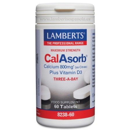 Lamberts Calasorb 800mg (60 comprimidos) | Farmacia Tuset