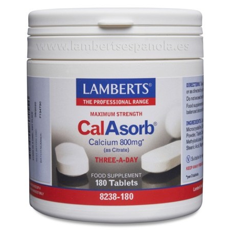 Lamberts Calasorb 800mg (180 comprimidos) | Farmacia Tuset