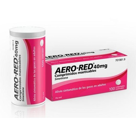 Aero red 40mg 100 comprimidos masticables | Farmacia Tuset