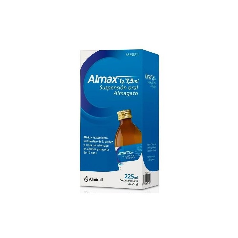 Almax 1g/7,5ml suspension oral 225ml | Farmacia Tuset