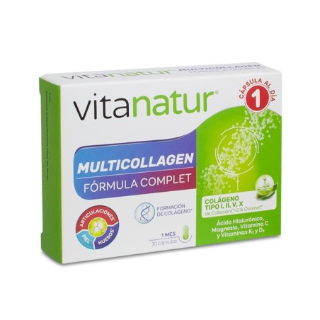 Vitanatur Multicollagen (30 cápsulas) | Farmacia Tuset