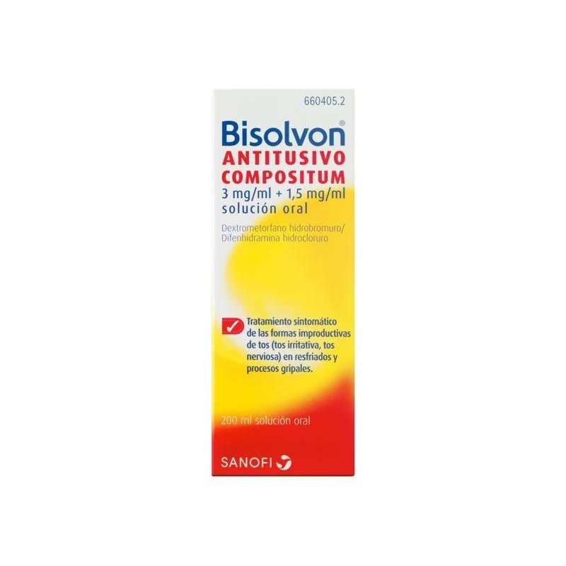 Bisolvon antitusivo compositum solucion 200 ml | Farmacia Tuset