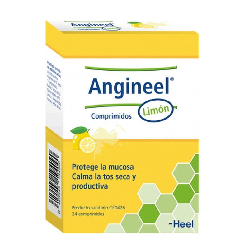 Heel Angineel Limón (24 comprimidos) | Farmacia Tuset