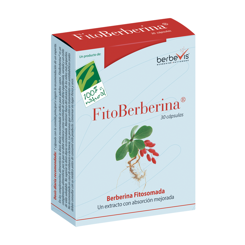 Fitoberberina - Cien por Cien Natural (30 cápsulas) | Farmacia Tuset