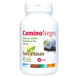 Sura Vitasan Comino Negro 500mg (60 perlas) | Farmacia Tuset