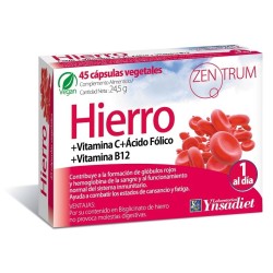 Ynsadiet Zentrum Hierro (45 cápsulas) | Farmacia Tuset