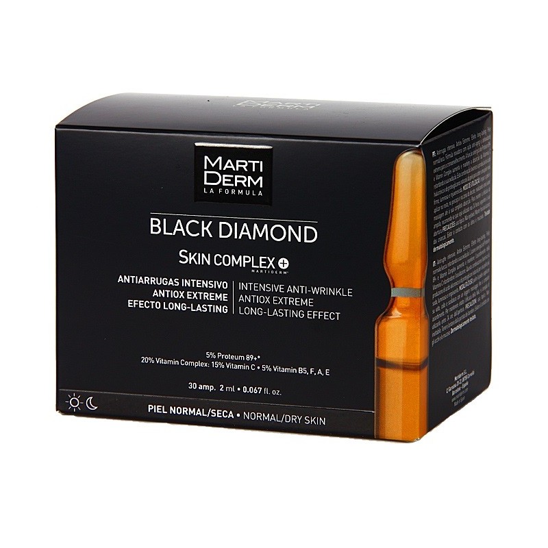 Martiderm Black Diamond Skin Complex (30 ampollas) | Farmacia Tuset