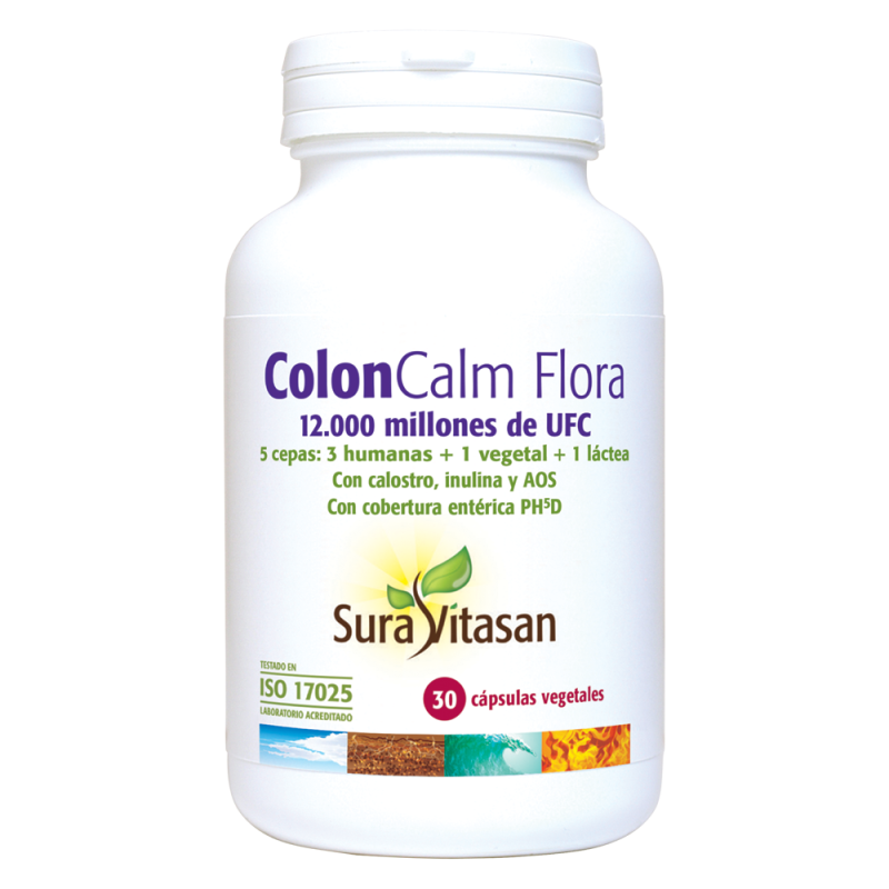 Sura Vitasan Colon Calm Flora (30 cápsulas) | Farmacia Tuset