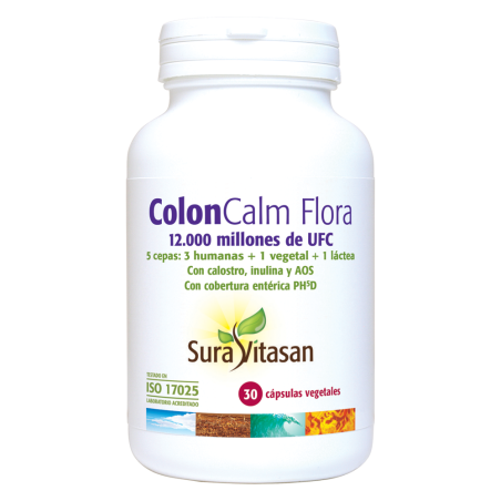 Sura Vitasan Colon Calm Flora (30 cápsulas) | Farmacia Tuset