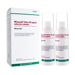 Minoxidil Viñas 50mg/ml Solución Cutánea (2 x 120ml) | Farmacia Tuset